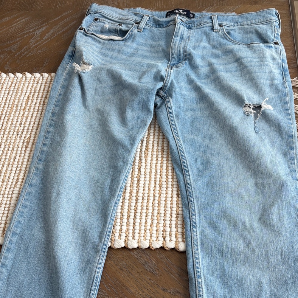 Hollister Women's Denim Jeans in Light Blue